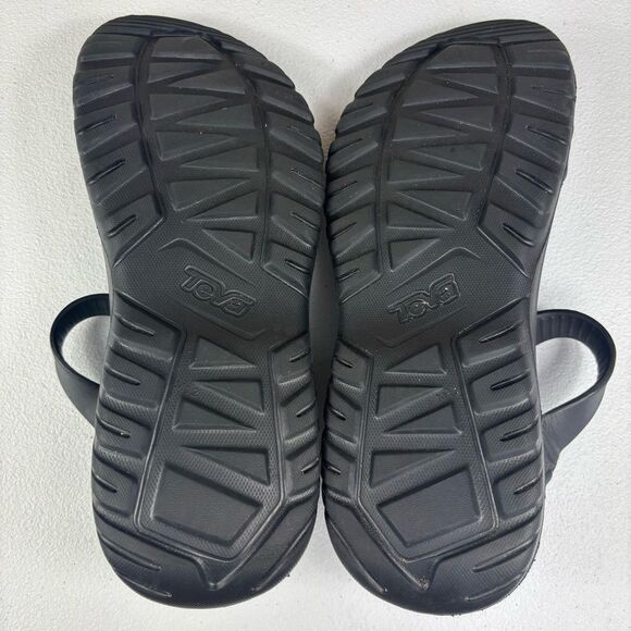 Teva Black Hurricane Drift Sandals Men’s Sz 12 - Picture 6 of 7